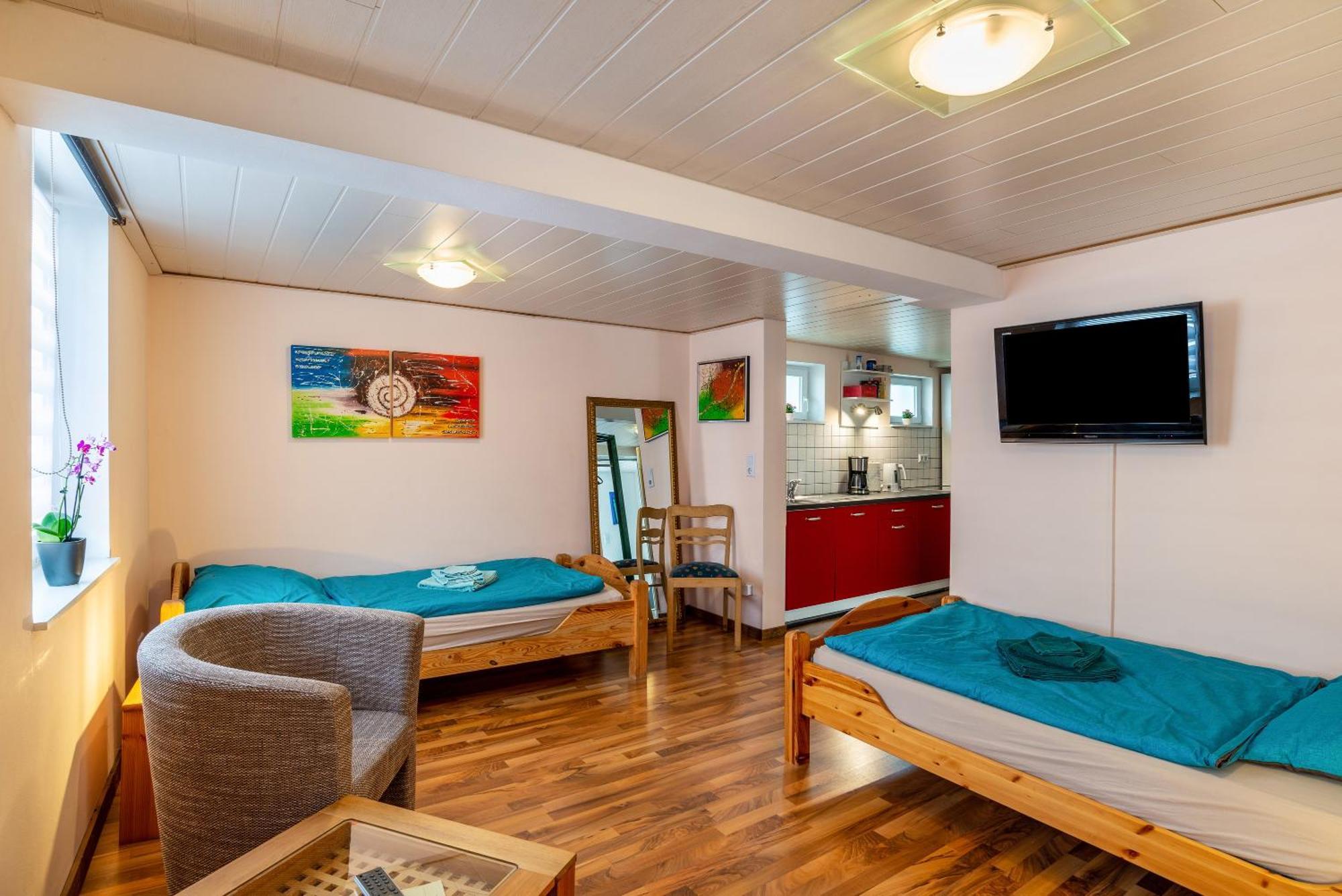 Ferienwohnung Blaues Haus Ubstadt-Weiher Eksteriør bilde